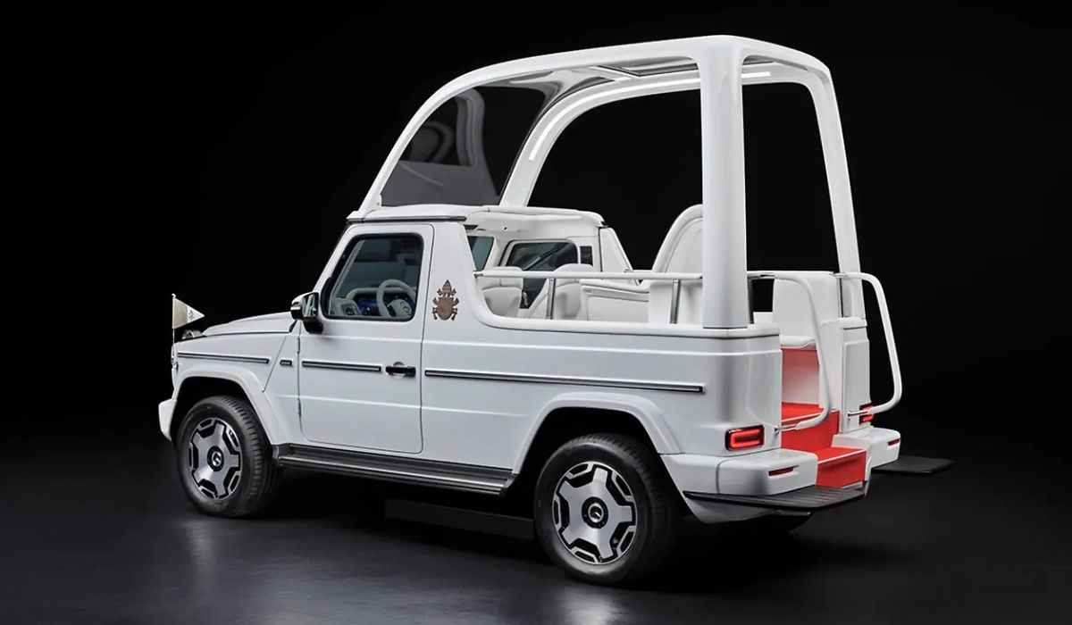 Novo Popemobile: Mercedes-Benz G580 elétrico será o veículo oficial do Papa em 2025