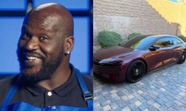 Shaquille O'Neal adiciona Lucid Air Coupe personalizado à sua coleção de carros modificados (Instagram @shaq)