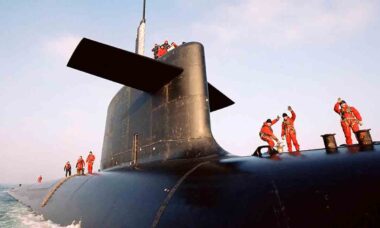 Submarino nuclear da classe Triomphant. Instagram @marinenationale