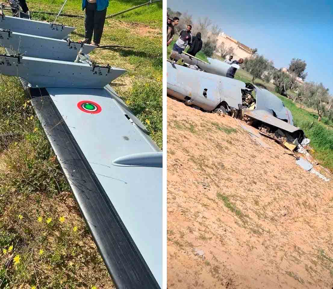 UAV turco Akinci é derrubado na Líbia em circunstâncias misteriosas. X @Oded121351