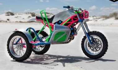 Ducati Odioso: moto customizada une potência e design excêntrico em um sidecar insano