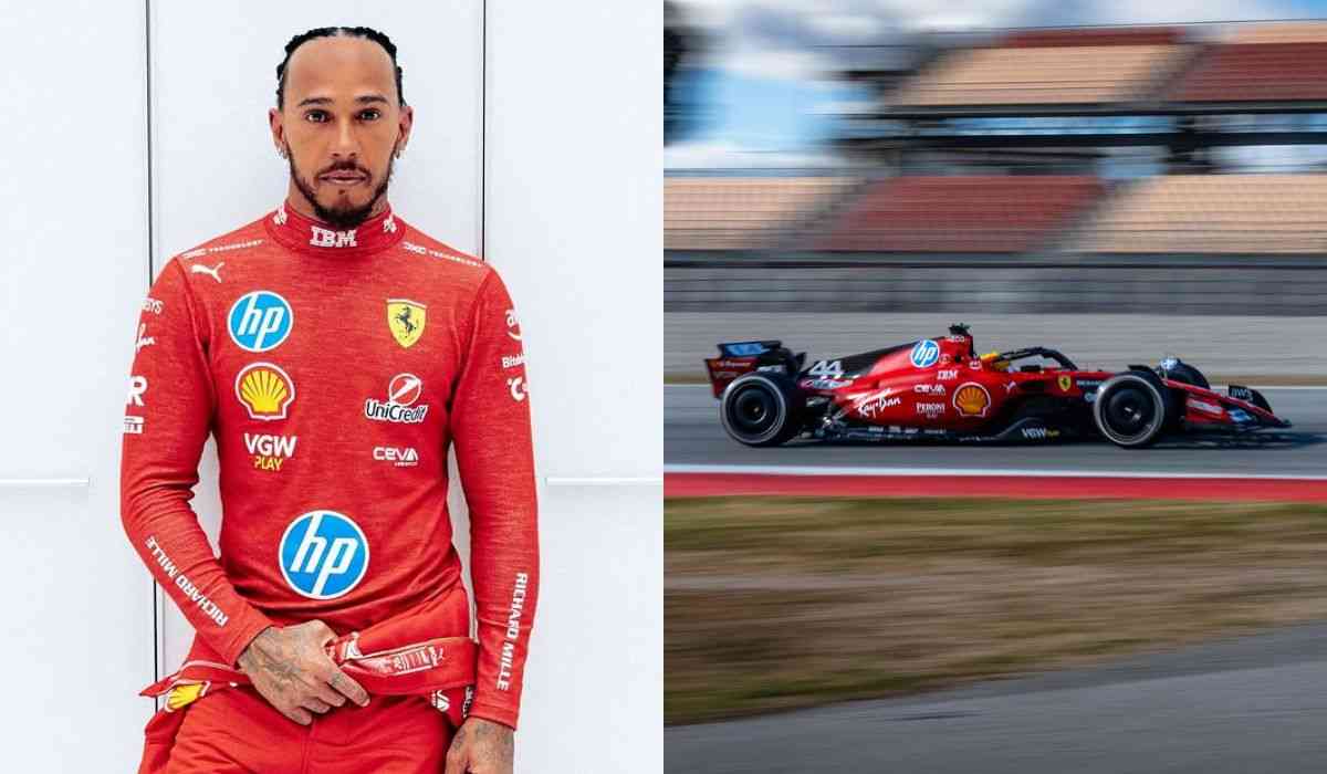 Hamilton enfrenta incidente em testes pela Ferrari, repetindo batidas de estreias passadas na F1