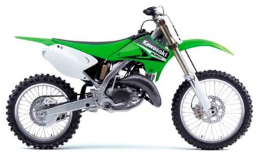 Kawasaki KX125 2006. Foto: Divulgação