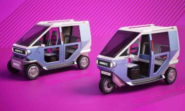 Hyundai e TVS revelam Rickshaw elétrico para revolucionar a mobilidade urbana