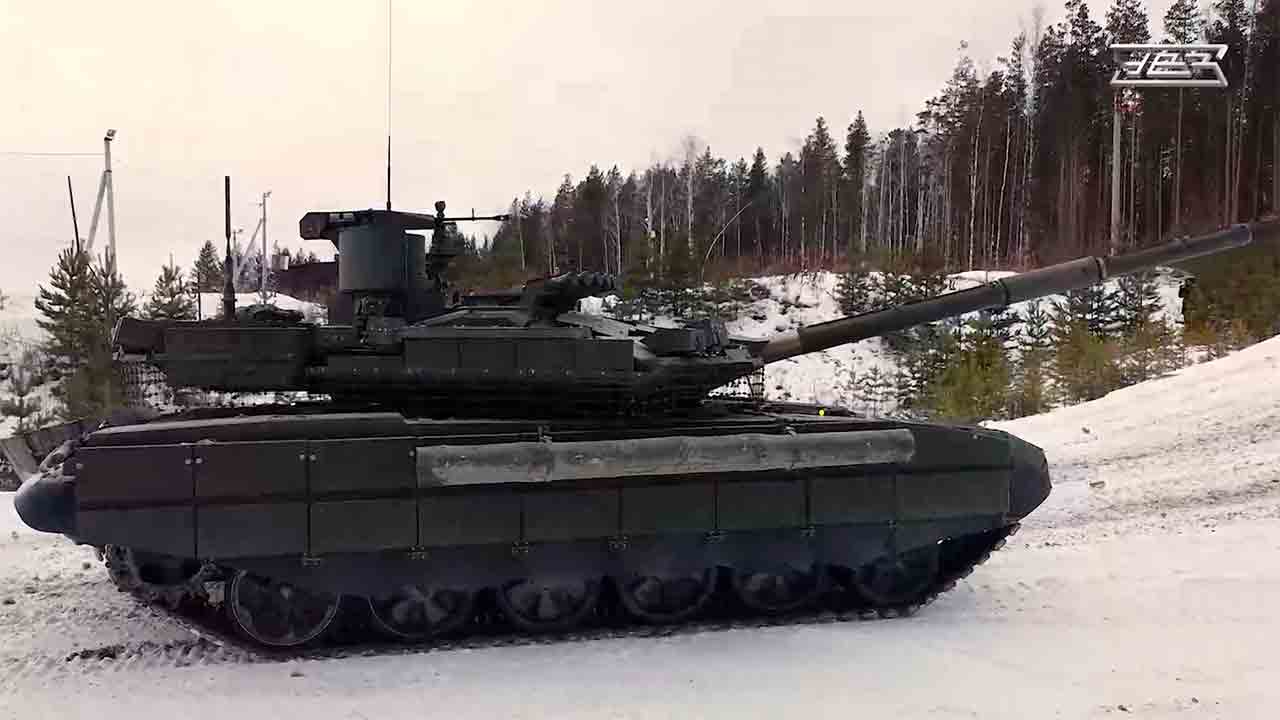 搭載Arena-MシステムのT-90M戦車プロトタイプが動画に登場. Telegram @uvznews