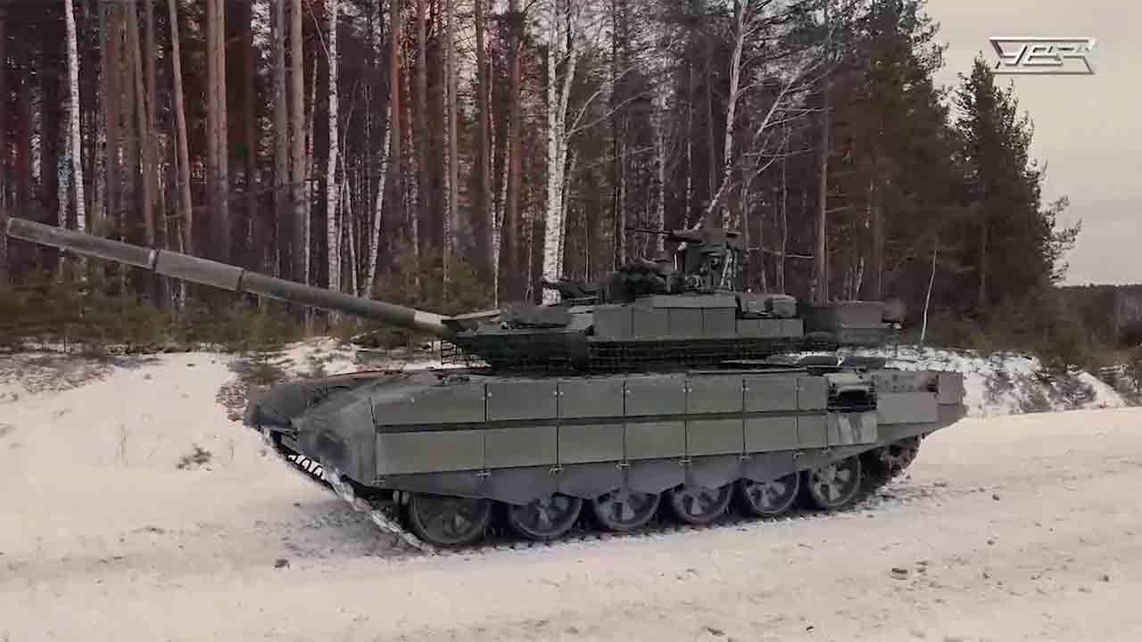 搭載Arena-MシステムのT-90M戦車プロトタイプが動画に登場. Telegram @uvznews