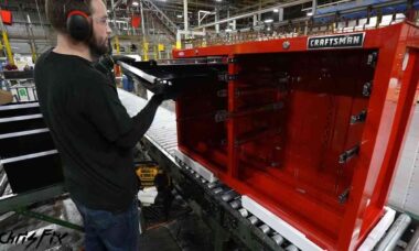 Da matéria-prima ao produto final: os bastidores da fabricação das caixas de ferramentas Craftsman