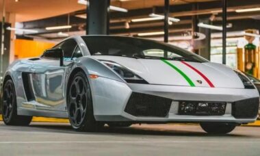 Lamborghini Gallardo do ex-jogador David Beckham (Divulgação)