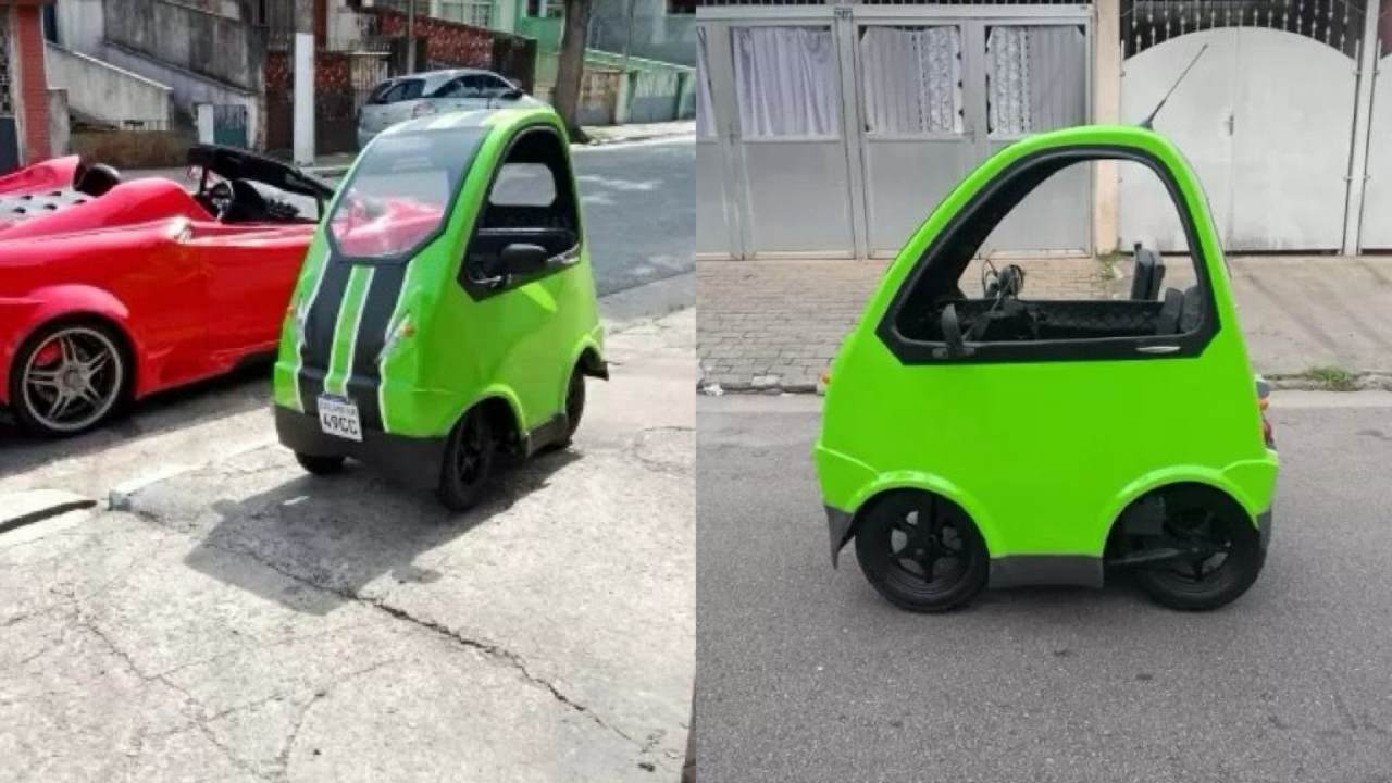 Brasilianer bygger en mikrobil (Caio Strumiello)