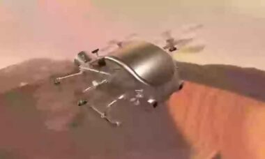 Helicóptero nuclear da NASA (NASA/Johns Hopkins APL/Steve Gribben)