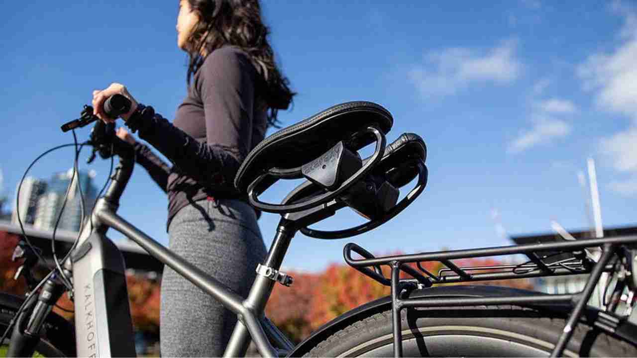 "vabsRider": assento de bicicleta dividido volta com novo design e promete mais conforto