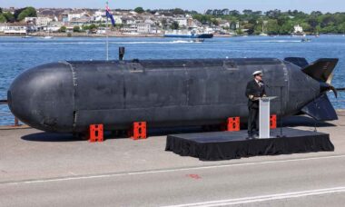 Excalibur, o maior submarino não tripulado da Europa. Foto: Royal Navy