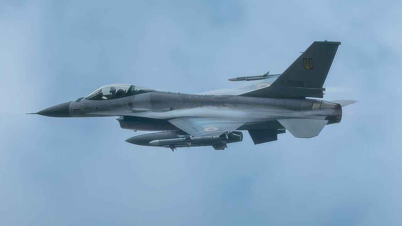우크라이나 공군의 F-16 전투기. Telegram @ministry_of_defense_ua