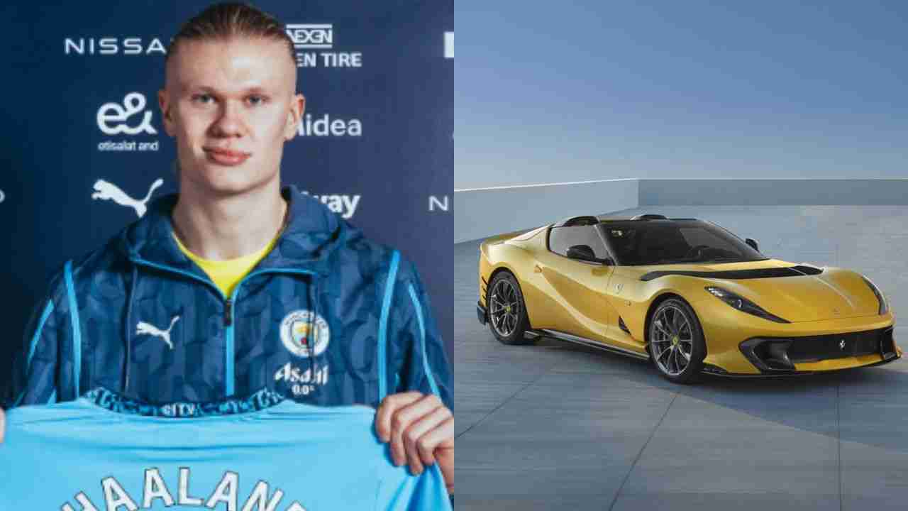Haaland acquista Ferrari da 464.500 USD e amplia la sua collezione di auto di lusso