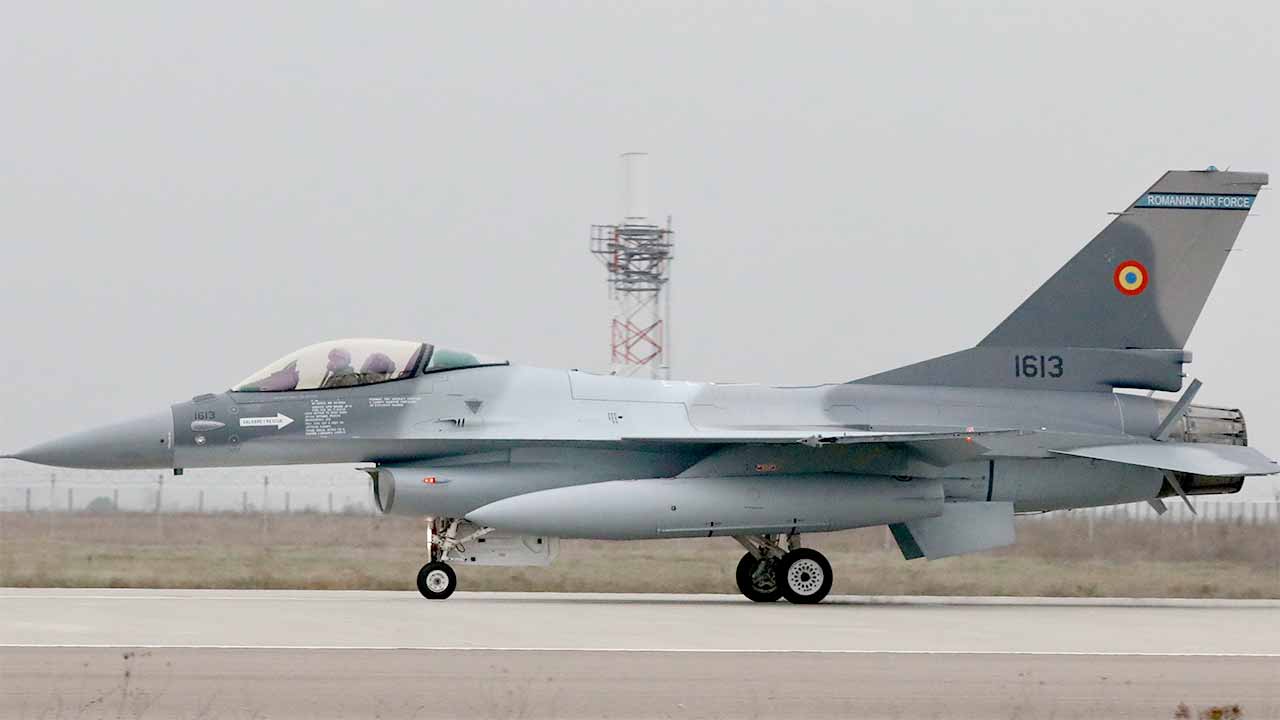 Romênia recebe caças F-16 da Noruega. Foto: Wikimedia