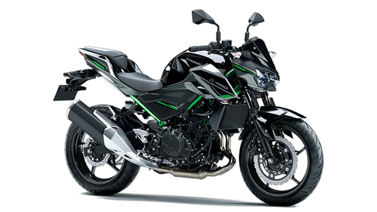 Kawasaki Z400. Foto: Divulgação / Kawasaki