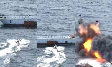 Marinha Francesa transforma moto aquática em drone explosivo não tripulado em teste real de guerra no Mediterrâneo