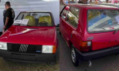Fiat Uno Mille guardado por 30 anos é vendido como zero km por mais de US$ 17 mil