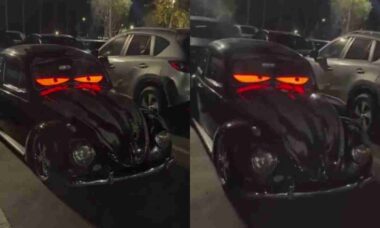 Moda de painéis de LED no para-brisa de veículos é ilegal e oferece riscos