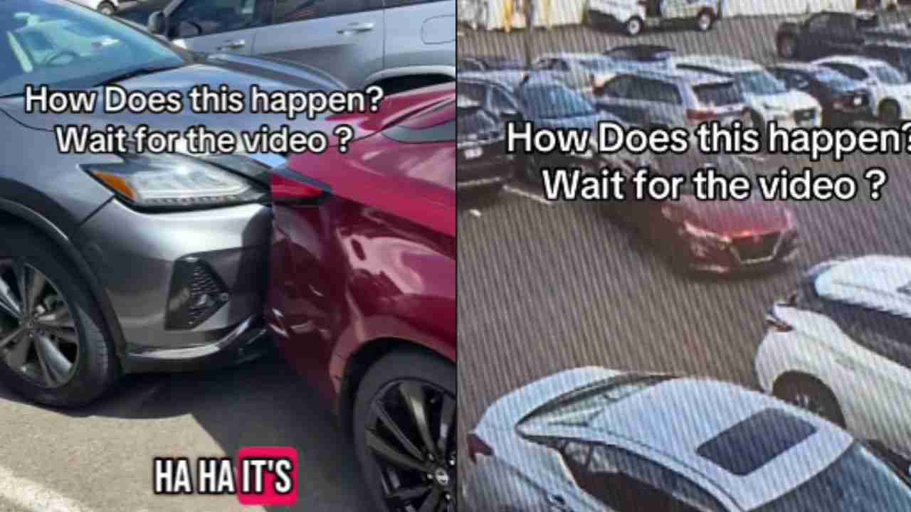 Vídeo viral mostra acidente em test drive após cliente esquecer carro em marcha à ré na Nissan