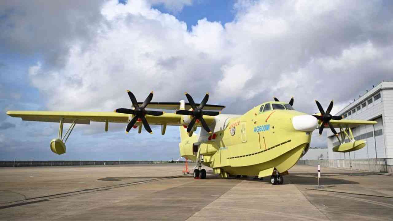 China aprova produção em massa do AG600, maior avião anfíbio do mundo desenvolvido no país