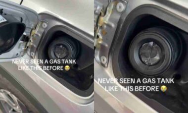Influenciadora viraliza ao não saber como abastecer carro da Honda com sistema de tanque sem tampa