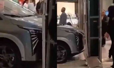 Criança bate carro elétrico de US$ 33 mil da GAC em loja de joias dentro de shopping no Brasil