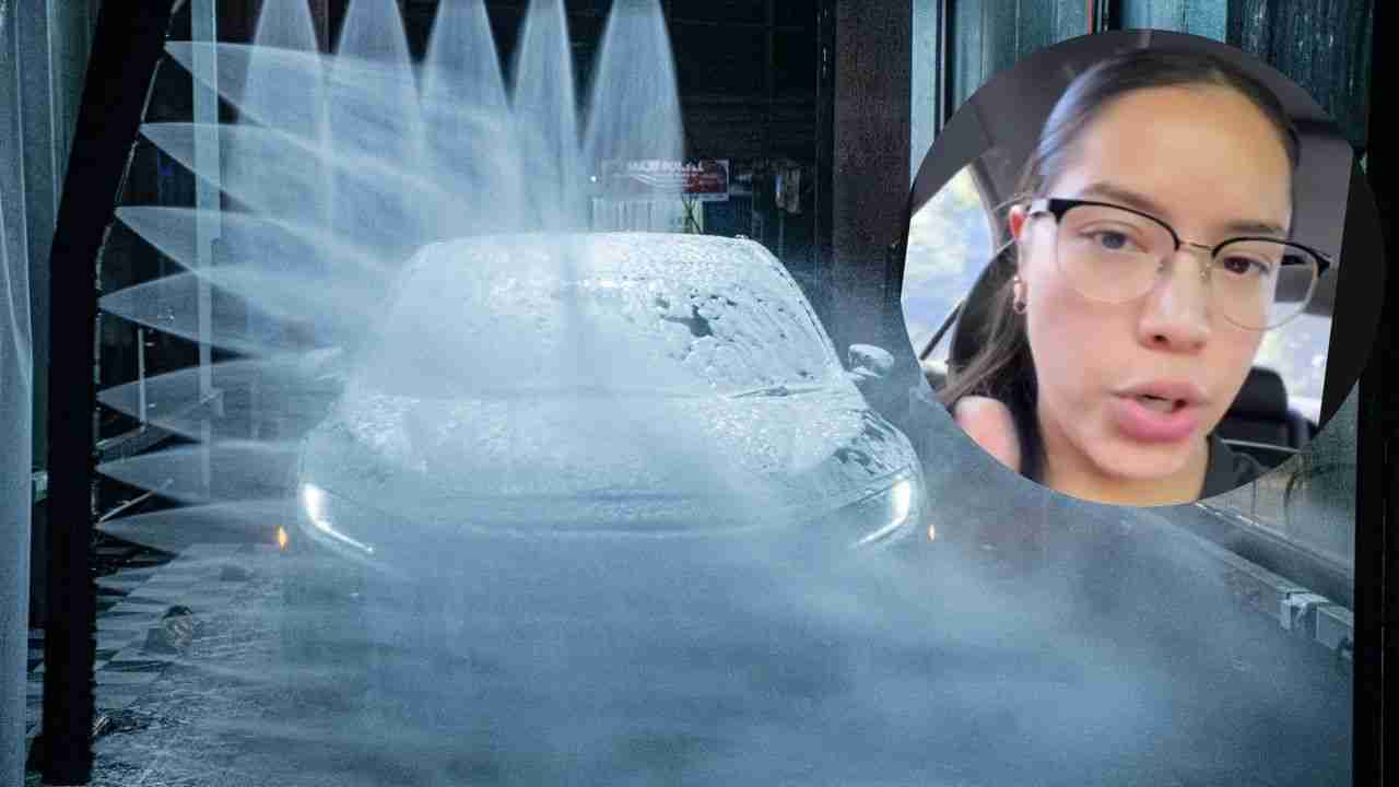 Woman goes viral after exposing cracked windshield following car wash on a hot day