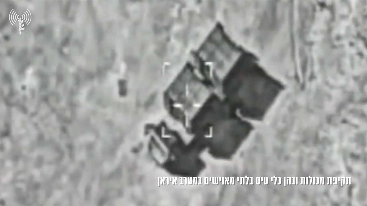 伊朗無人機發射平台。Telegram @idf_telegram