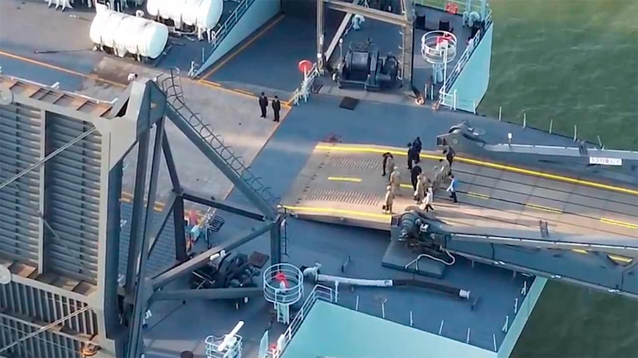 Η Κίνα συνεχίζει τις δοκιμές αποβατικών σκαφών που μπορούν να επιχειρήσουν κοντά στην Ταϊβάν. Πηγή και εικόνες: Telegram @china3army