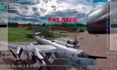 Ucrânia divulga vídeo de operação secreta que destruiu 41 aviões russos. Telegram @army_tv