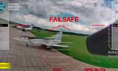 Ucrânia divulga vídeo de operação secreta que destruiu 41 aviões russos. Telegram @army_tv