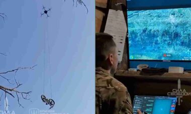 Drone entrega bicicleta elétrica para resgatar soldado ferido sob cerco na Ucrânia