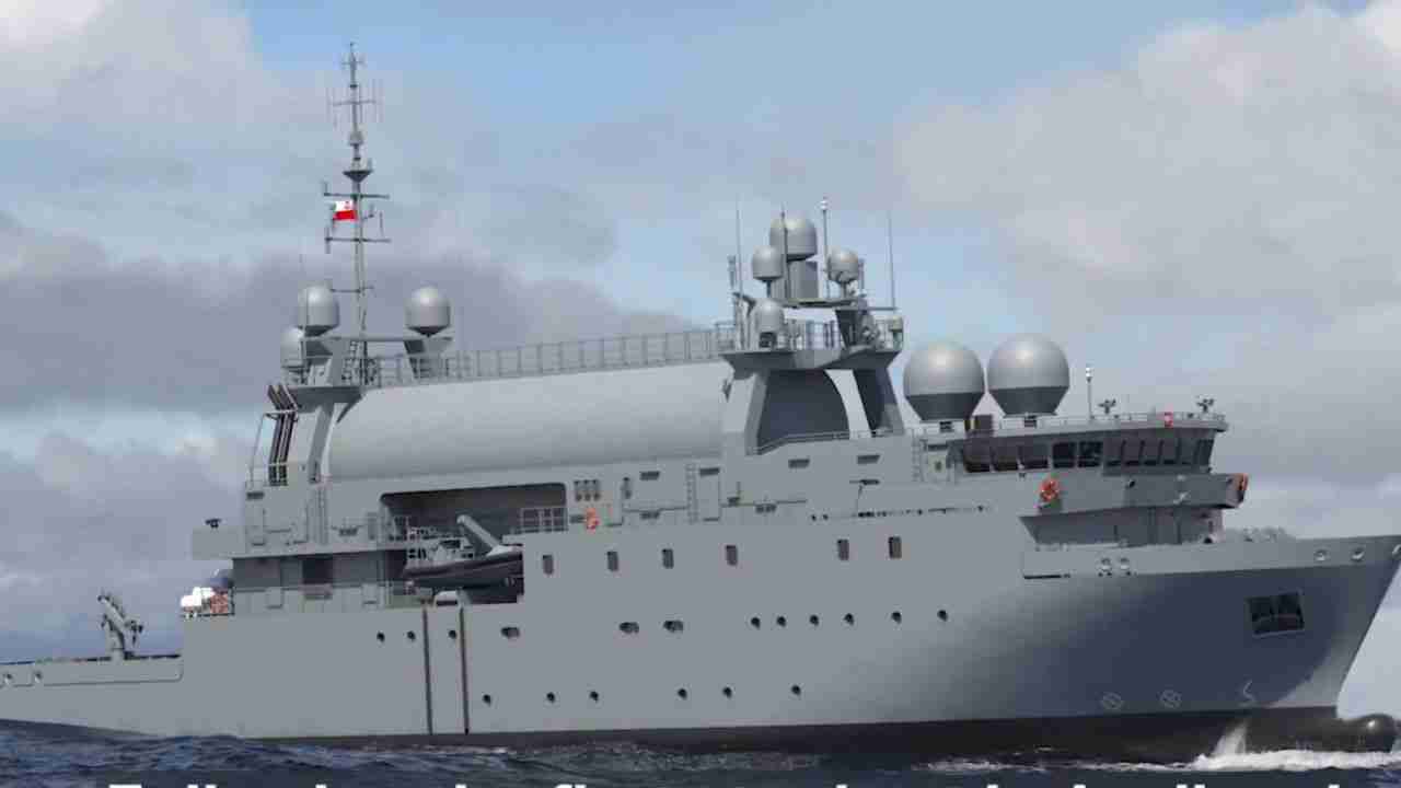 Polen lässt Spionageschiff ORP Jerzy Różycki vom Stapel, um elektronische Überwachung auf See zu verstärken