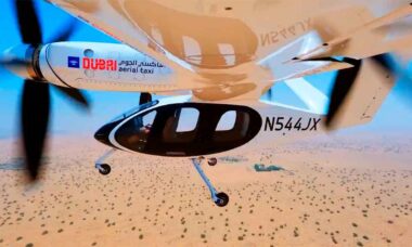 Primeiro voo de teste de táxi voador é realizado em Dubai. Foto: Joby Aviation