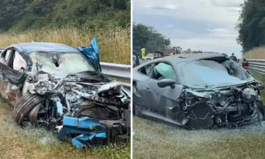 Motoristas sobrevivem milagrosamente após colisão chocante em pista de corrida na Alemanha