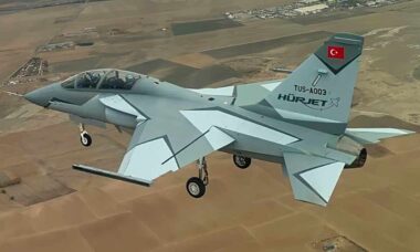 Jato HÜRJET da TUSAŞ. Imagem ilustrativa. Foto: Turkish Aerospace