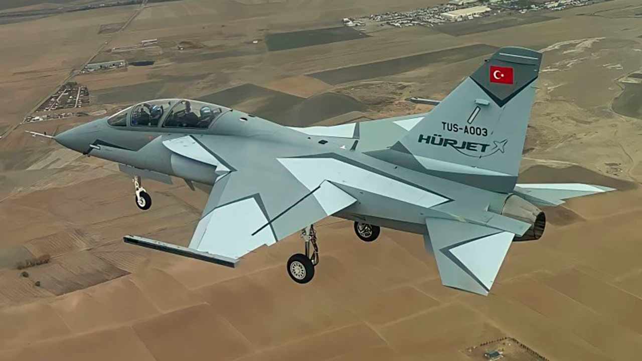 HÜRJET jet from TUSAŞ. Illustrative image. Photo: Turkish Aerospace