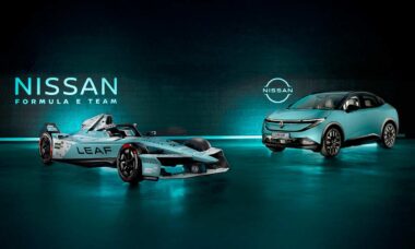 Nissan LEAF edição especial Formula E. Foto: Nissan