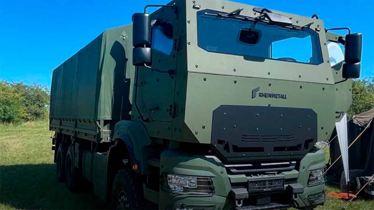 Gepantserde vrachtwagen TGS-Mil Protected. Foto: Rheinmetall
