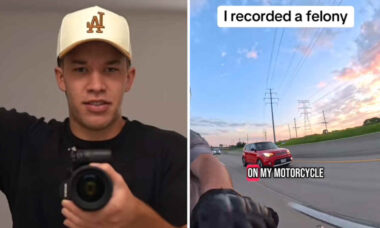 Vídeo: Motorista pega arma e ameaça matar motociclista sem saber que estava sendo filmado