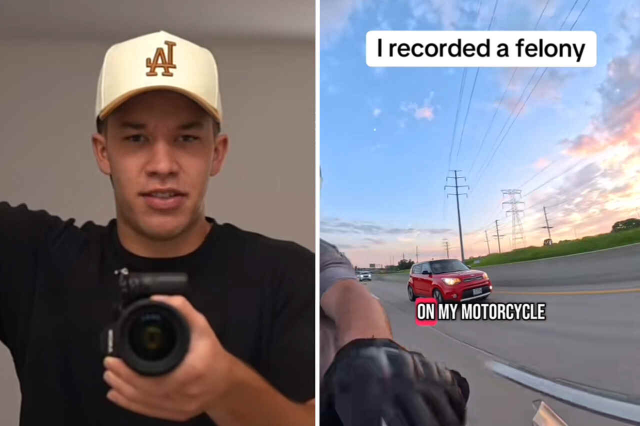 Vídeo: Motorista pega arma e ameaça matar motociclista sem saber que estava sendo filmado