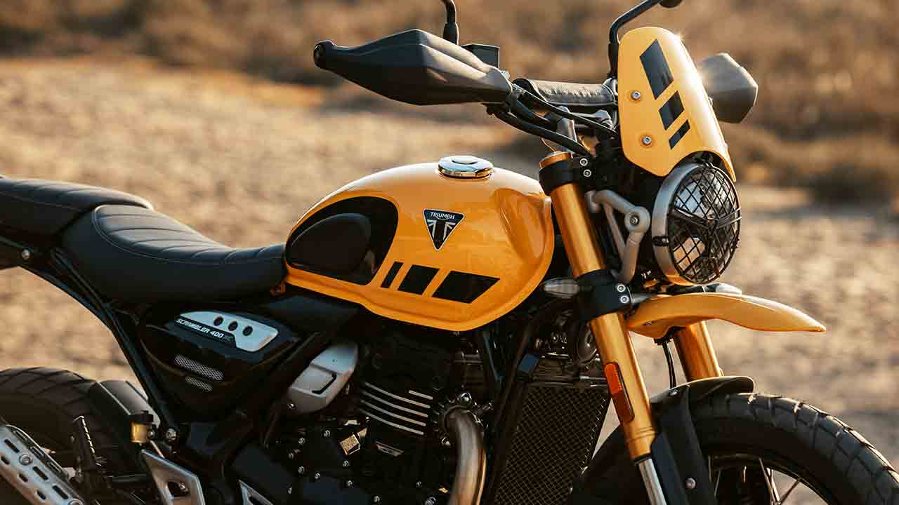 Triumph Scrambler 400 XC. Photo : Triumph Motorcycles