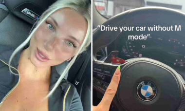 Vídeo: Mulher viraliza ao revelar que não consegue dirigir BMW antes de apertar um botão
