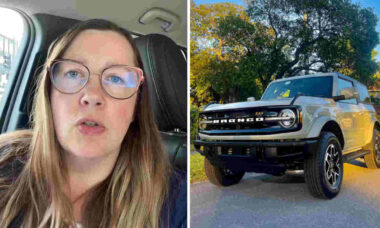 Vídeo: Mulher fica chocada após encontrar recibo misterioso em porta-luvas de carro novo