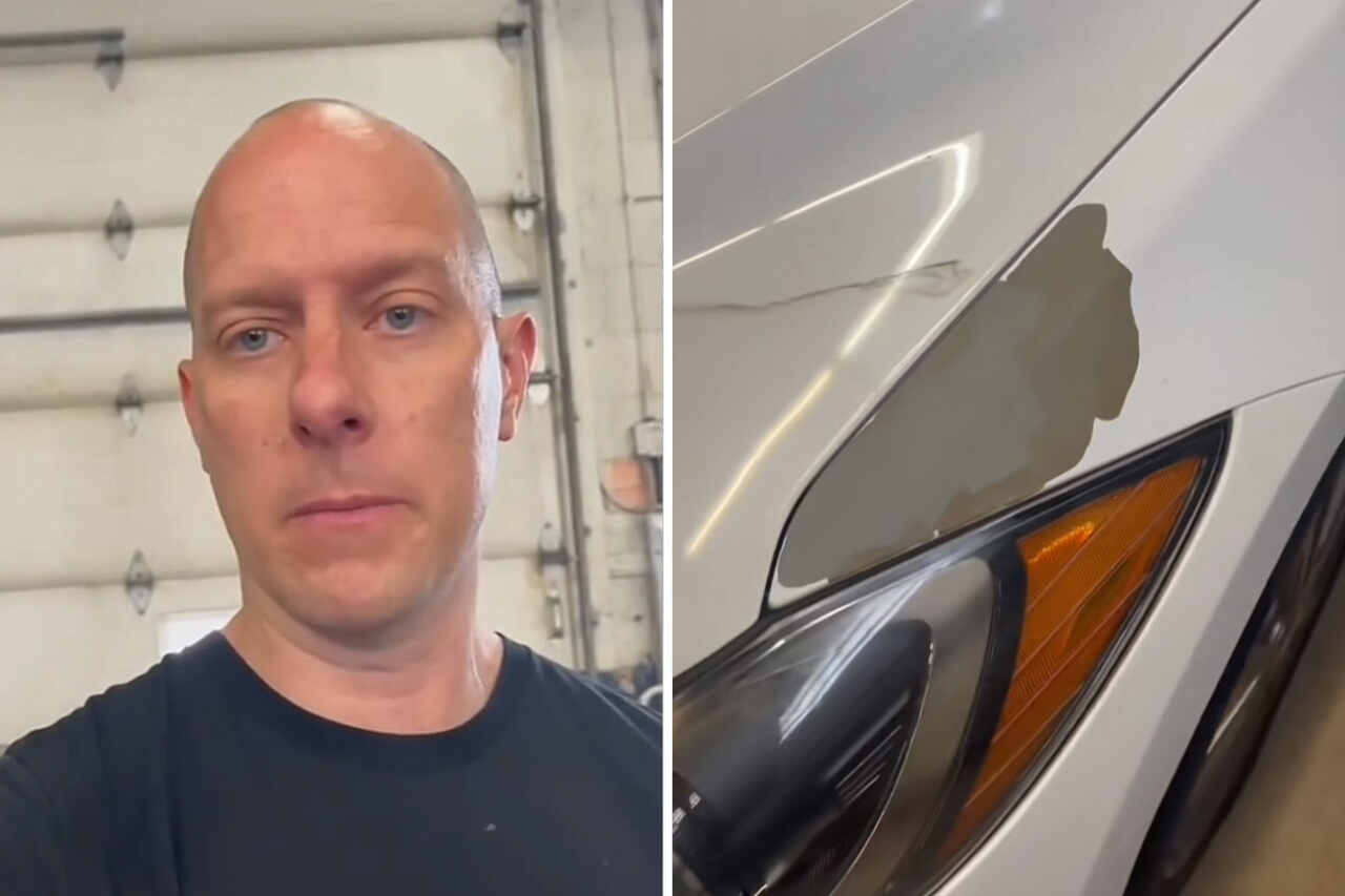 La vernice delle auto bianche si sfoglia più facilmente? Un video virale riaccende il dibattito sul tema