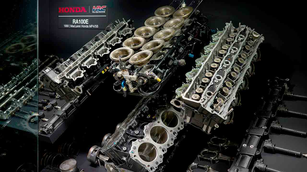 Honda V10 usado por Ayrton Senna. Foto: Honda Racing Corporation