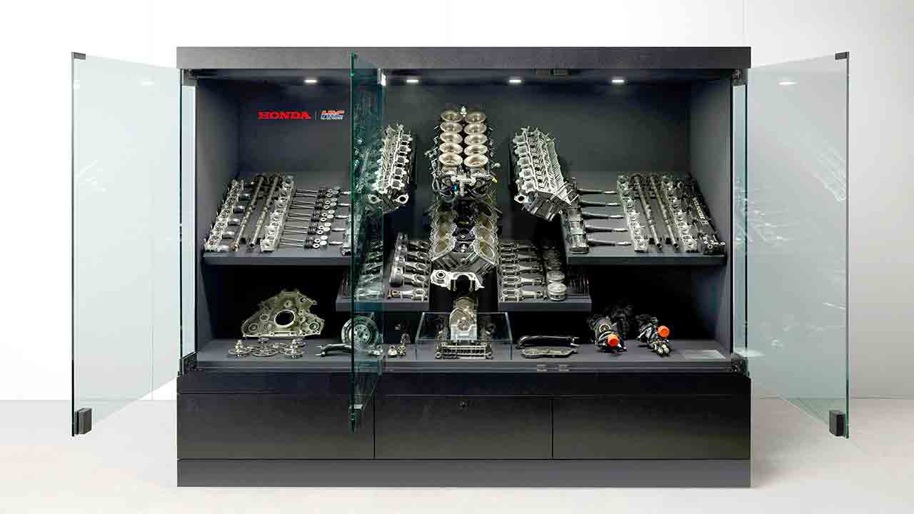 Honda V10 usado por Ayrton Senna. Foto: Honda Racing Corporation