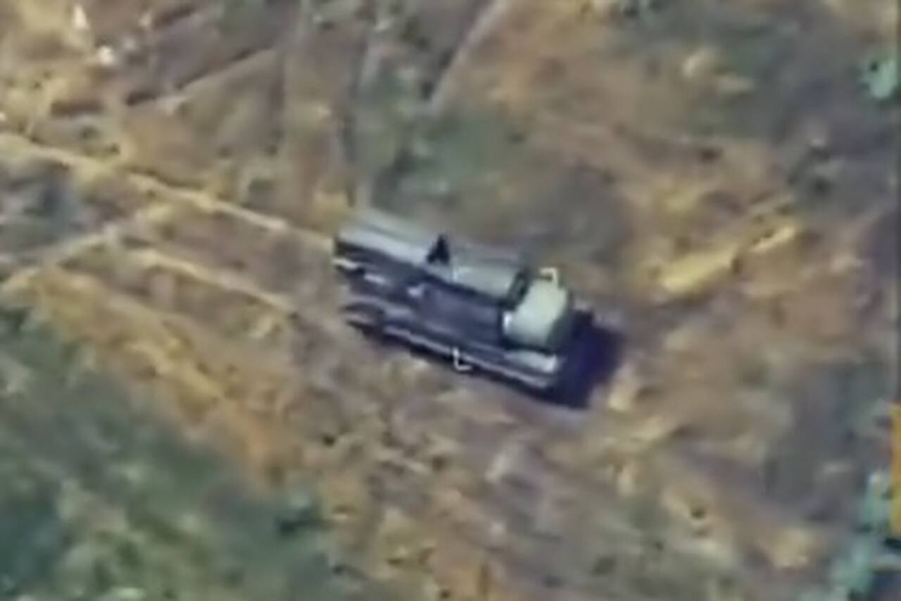 Batalhão de ataque ucraniano ataca sistema de mísseis Buk-M1 da Rússia
