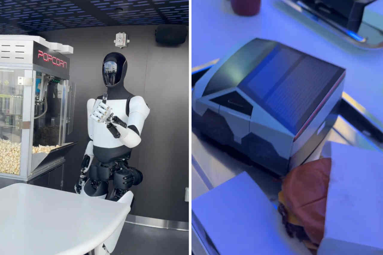 Conheça o Tesla Diner, primeiro restaurante da Tesla com estação de supercarregamento e equipe de robôs
